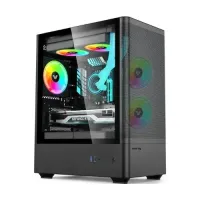 Value Top NUBIA21F3 Micro-ATX Gaming Case with Built-In 5 x ARGB Fan